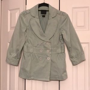 👒😍 Adorable mint button detail jacket